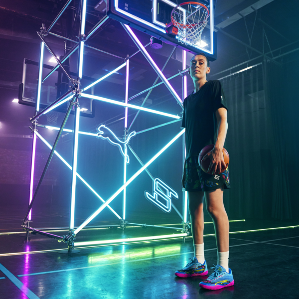 Zapatillas de basketball Stewie 3 Midnight in Tokyo para mujer, Bright Aqua-Fluro Pink Pes-PUMA Black, large-ARG