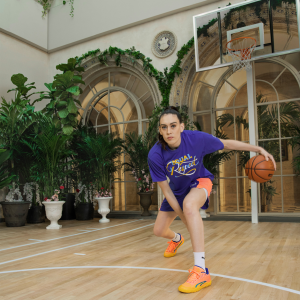 Stewie 3 Dawn in 'Cuse Basketball Shoes, Yellow Sizzle-Fluro Peach Pes-Cobalt Glaze-Luminous Blue, large-ZAF