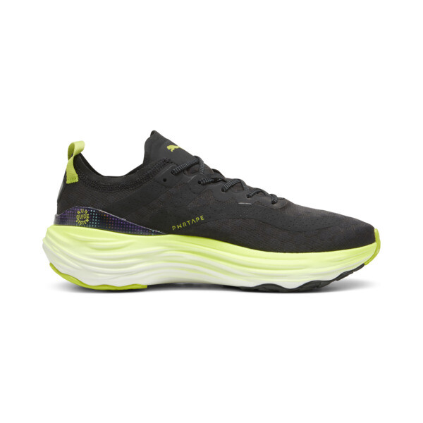 Zapatillas de running para hombre ForeverRun NITRO™, PUMA Black-Lime Pow-Mineral Gray, large-ARG