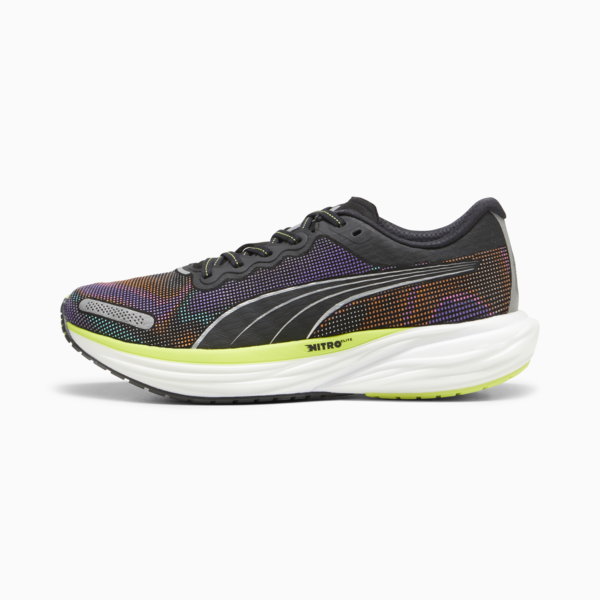 Zapatillas de running para hombre Deviate NITRO™ 2, PUMA Black-Lime Pow-PUMA White, large-ARG