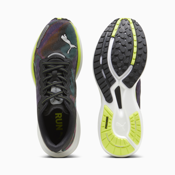 Zapatillas de running para hombre Deviate NITRO™ 2, PUMA Black-Lime Pow-PUMA White, large-ARG