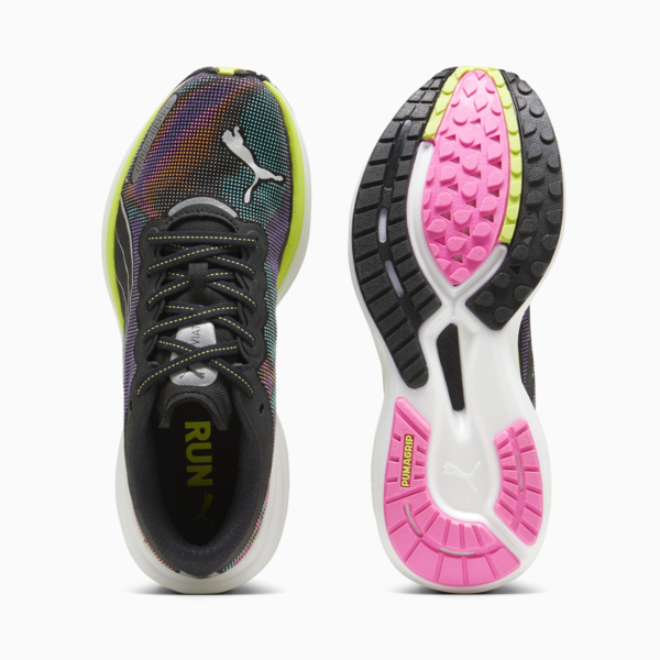 Zapatillas de running para mujer Deviate NITRO™ 2, PUMA Black-Lime Pow-Poison Pink, large-ARG