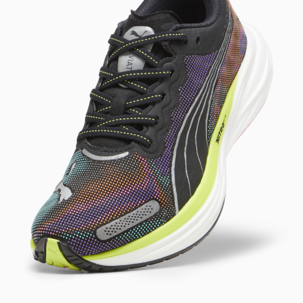 Zapatillas de running para mujer Deviate NITRO™ 2, PUMA Black-Lime Pow-Poison Pink, large-ARG