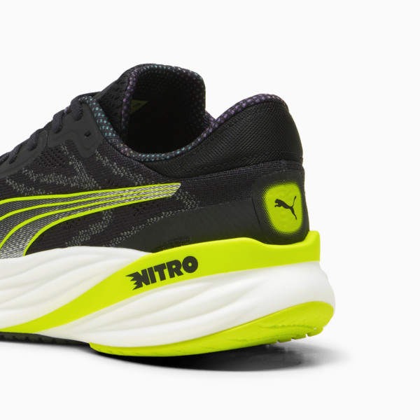 Magnify NITRO™ 2 Running Shoes Men, PUMA Black-Lime Pow, large-ZAF