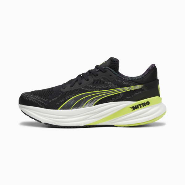 Zapatillas de running Magnify NITRO™ 2, PUMA Black-Lime Pow, large-ARG