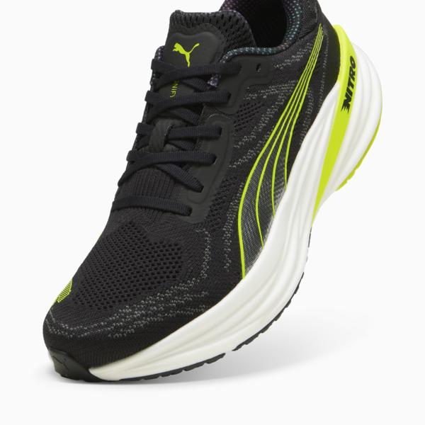 Zapatillas de running Magnify NITRO™ 2, PUMA Black-Lime Pow, large-ARG