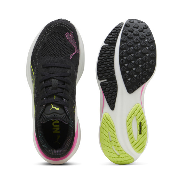 Zapatillas de running para mujer Magnify NITRO™ 2, PUMA Black-Lime Pow-Poison Pink, large-ARG