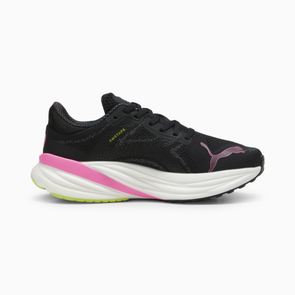 Zapatillas de running para mujer Magnify NITRO™ 2, PUMA Black-Lime Pow-Poison Pink, large-ARG