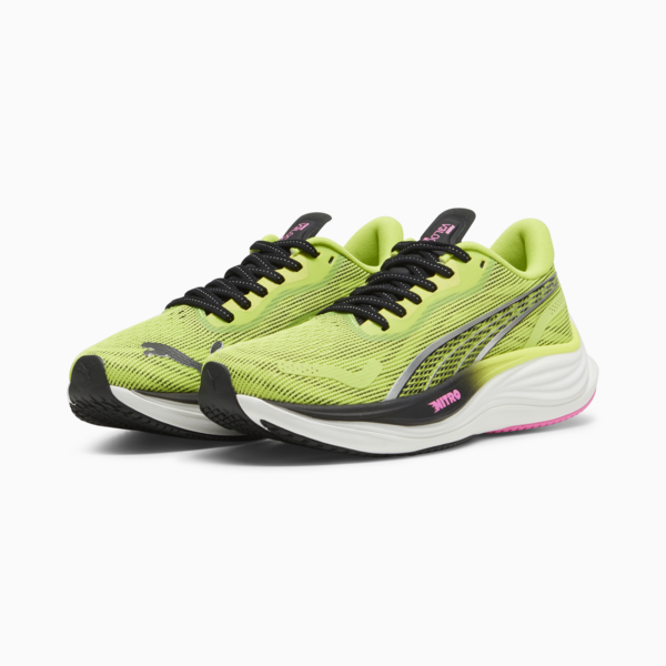 Velocity NITRO™ 3 Women's Running Shoes, Lime Pow-PUMA Black-Poison Pink, large-ZAF