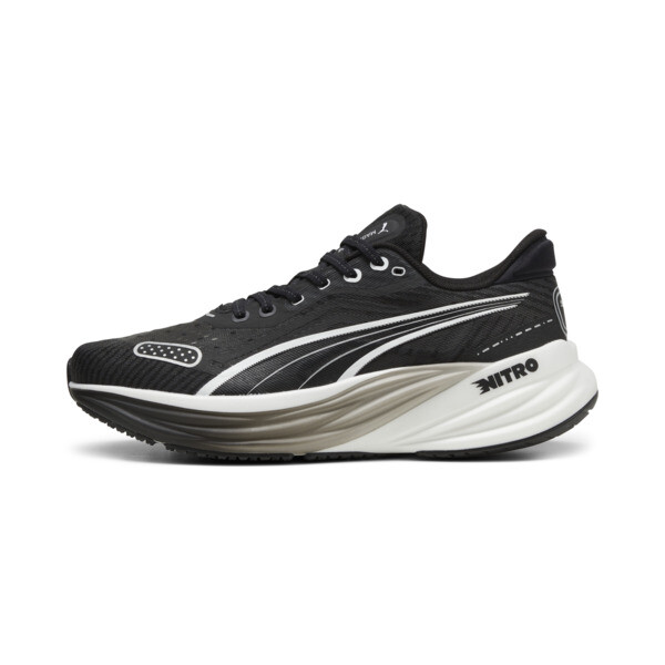 Puma Magnify Nitro™ Tech 2 Men's Running Shoes In Black- White