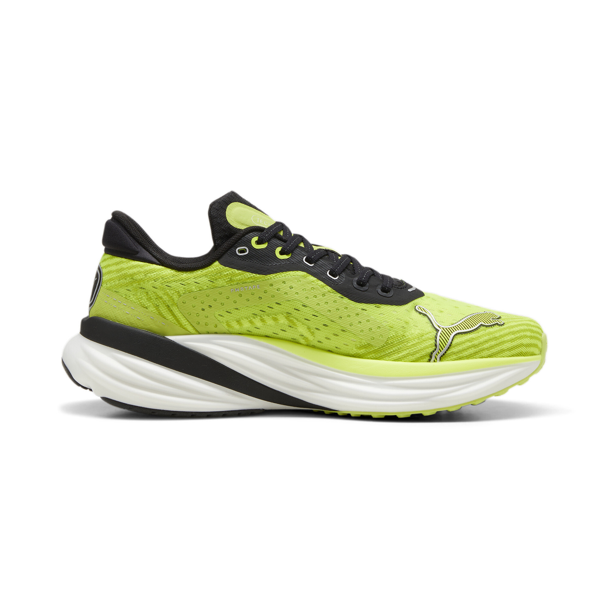 Men's Puma Magnify NITRO™ Tech 2's Running Shoes, Green, Size 52, Men