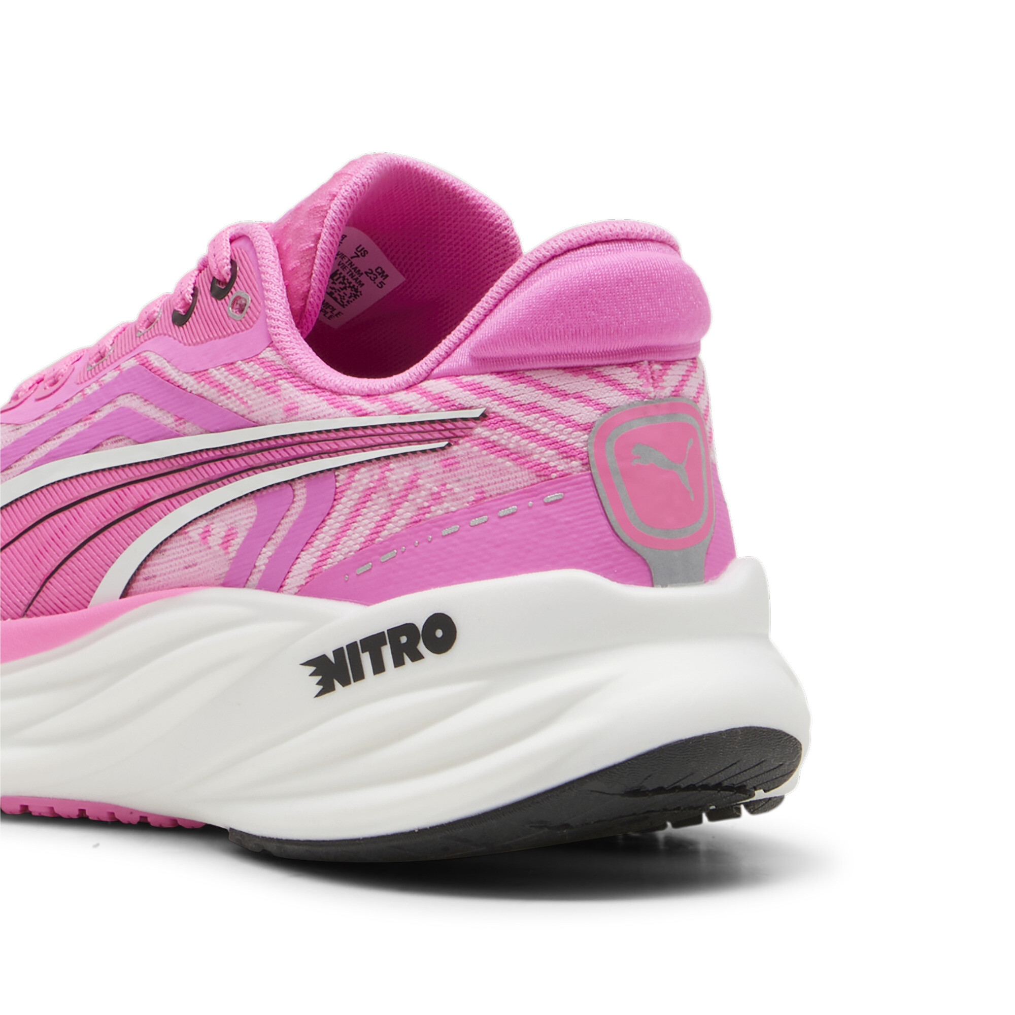 Women's Puma Magnify NITROâ¢ Tech 2's Running Shoes, Pink, Size 39, Sport