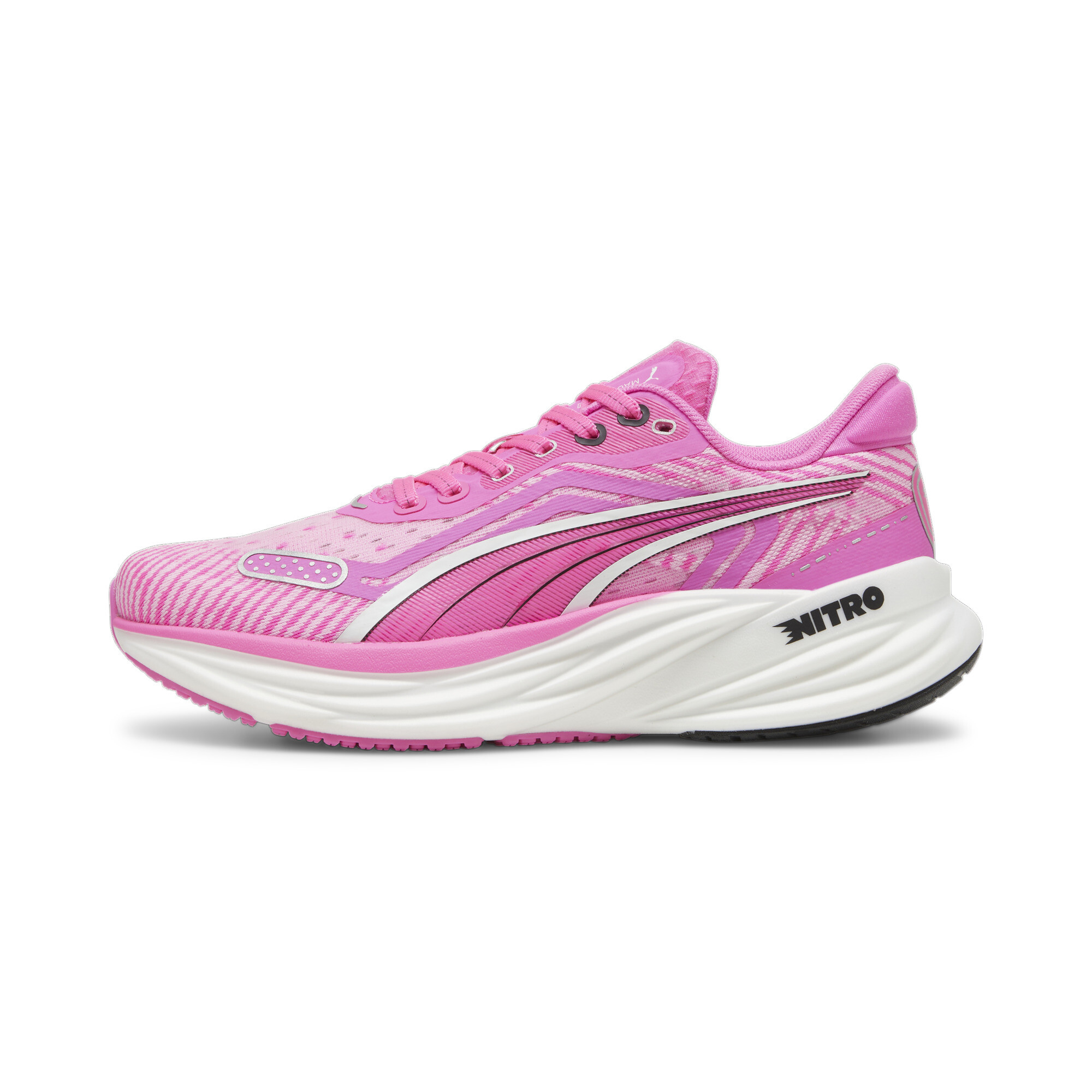 Women's Puma Magnify NITRO™ Tech 2's Running Shoes, Pink, Size 37.5, Sport