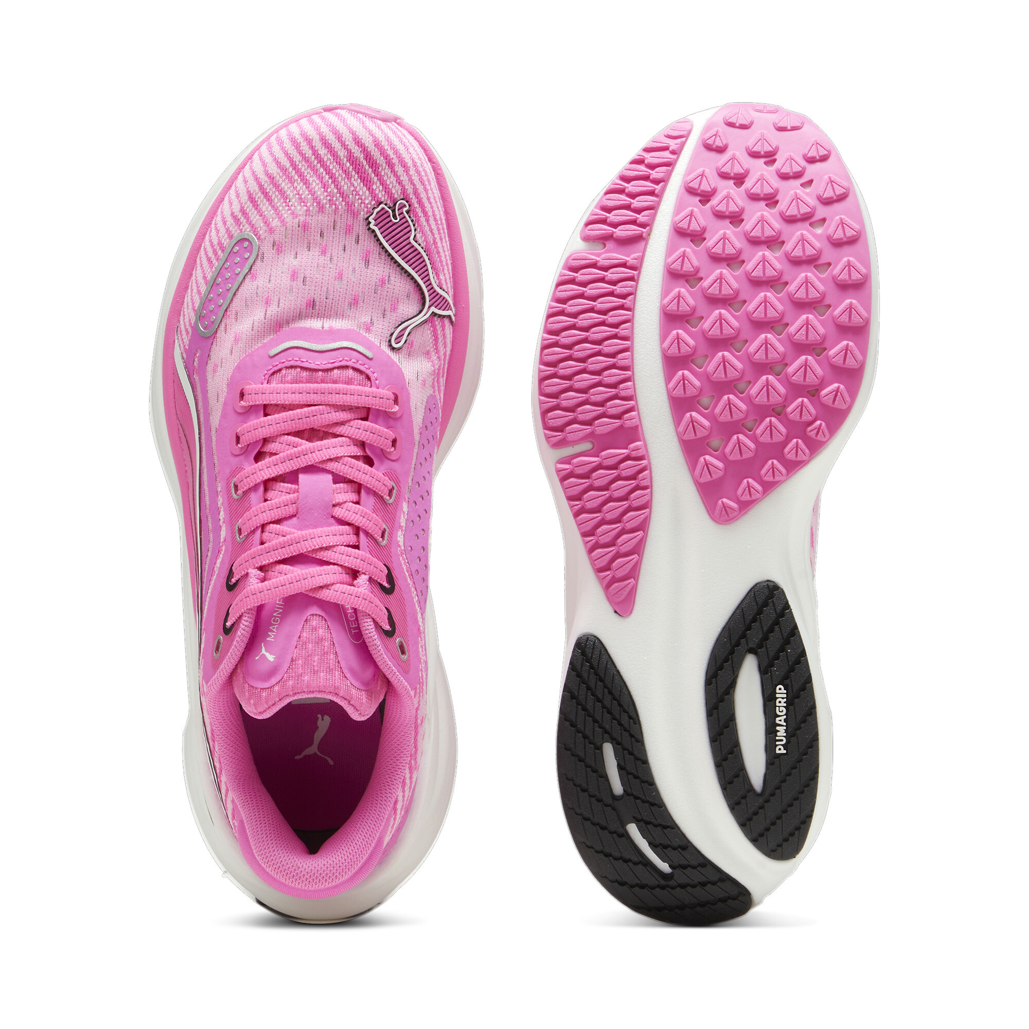 Women's Puma Magnify NITROâ¢ Tech 2's Running Shoes, Pink, Size 39, Sport