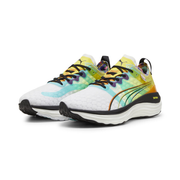 Zapatillas de running ForeverRun NITRO™ para hombre, PUMA White-Court Yellow-PUMA Black, large-ARG