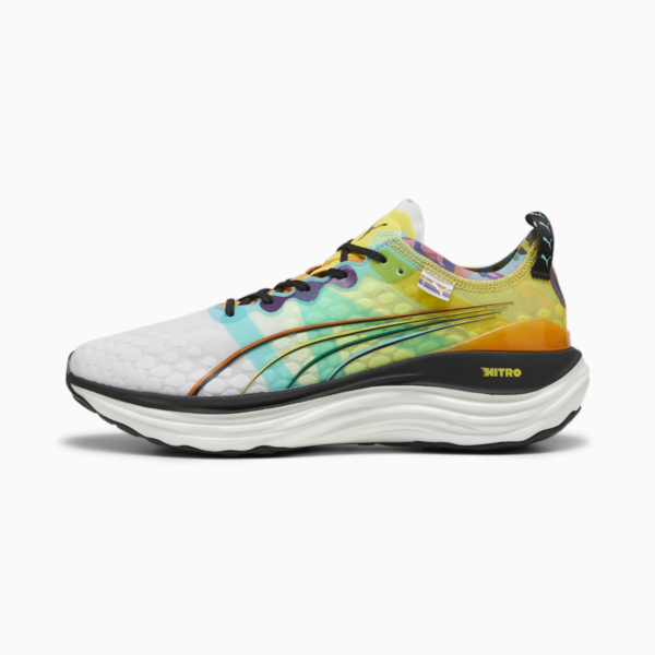 Zapatillas de running ForeverRun NITRO™ para hombre, PUMA White-Court Yellow-PUMA Black, large-ARG