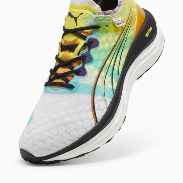 Zapatillas de running ForeverRun NITRO™ para hombre, PUMA White-Court Yellow-PUMA Black, large-ARG