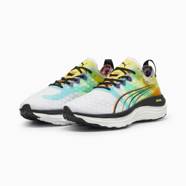 Zapatillas de running ForeverRun NITRO™ para mujer, PUMA White-Court Yellow-PUMA Black, large-ARG