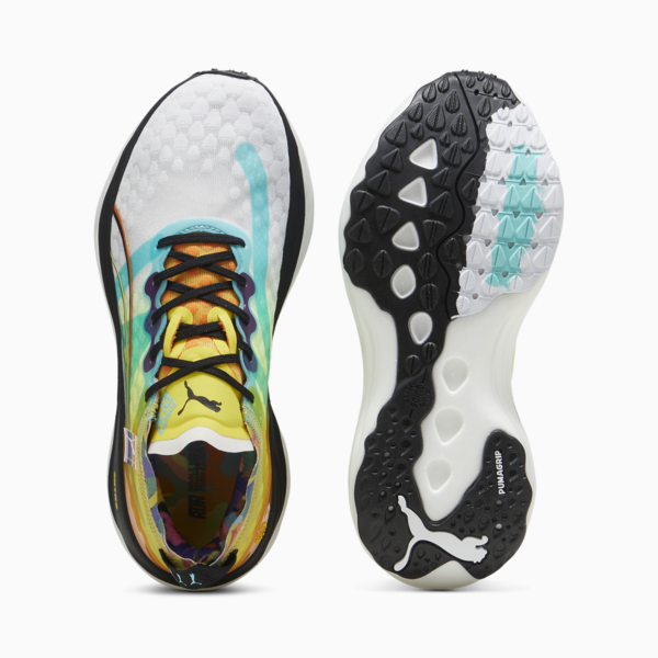 Zapatillas de running ForeverRun NITRO™ para mujer, PUMA White-Court Yellow-PUMA Black, large-ARG