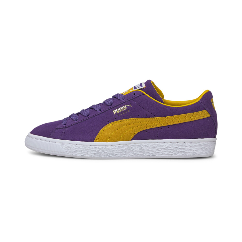Purple puma suedes clearance