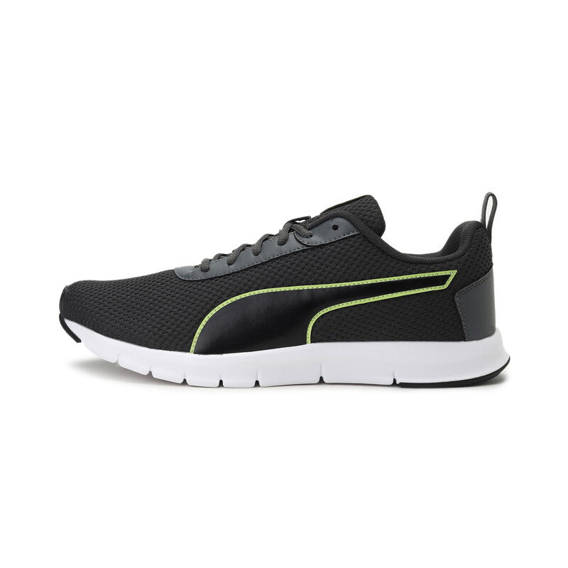 

Men's PUMA Flexracer Shoes, Black/yellow