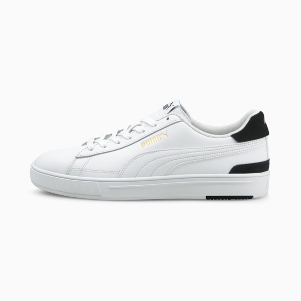 Serve Pro Trainers, Puma White-Puma White-Puma Team Gold-Puma Black, large-ZAF