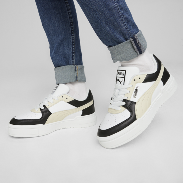 CA Pro Classic Trainers, PUMA White-PUMA Black-Alpine Snow, large-ZAF