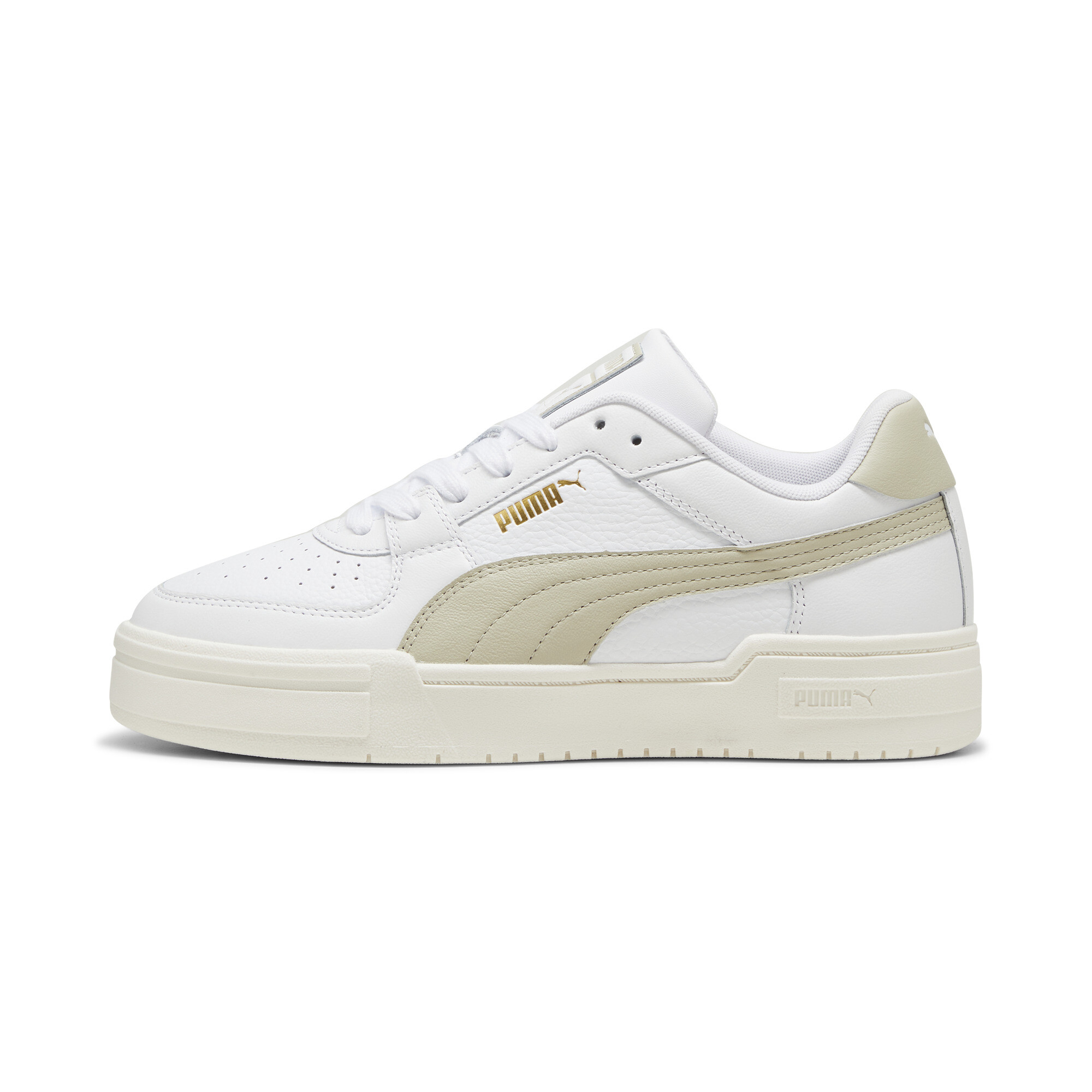 Puma CA Pro Classic Sneakers Schuhe | Mit Colorful | White/Desert Dust | Größe: 45