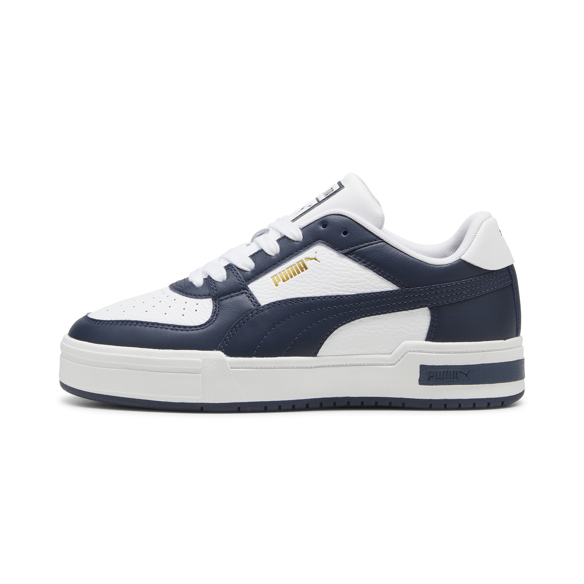 Puma CA Pro Classic Sneakers Schuhe | Mit Colorful | White/Club Navy/Gold | Größe: 42