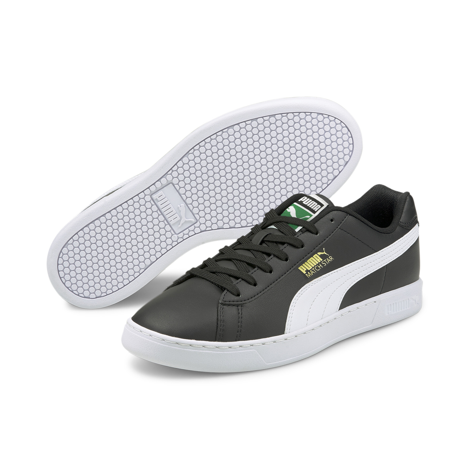 【プーマ公式通販】 プーマ マッチ スター ユニセックス スニーカー ユニセックス Puma Black-Puma White-Puma Team Gold ｜PUMA.com