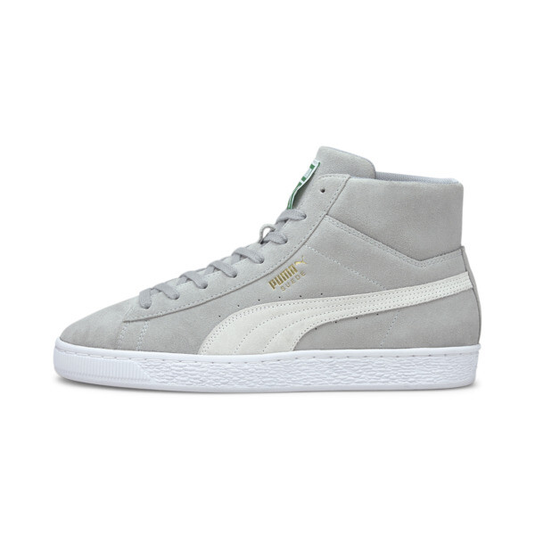 Puma Suede Mid Xxi Sneakers In Quarry- White