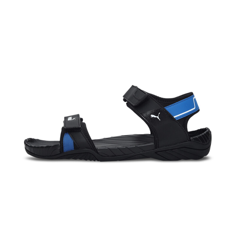 

Men's PUMA Aqua V1 IDP Sandals, White/black/blue