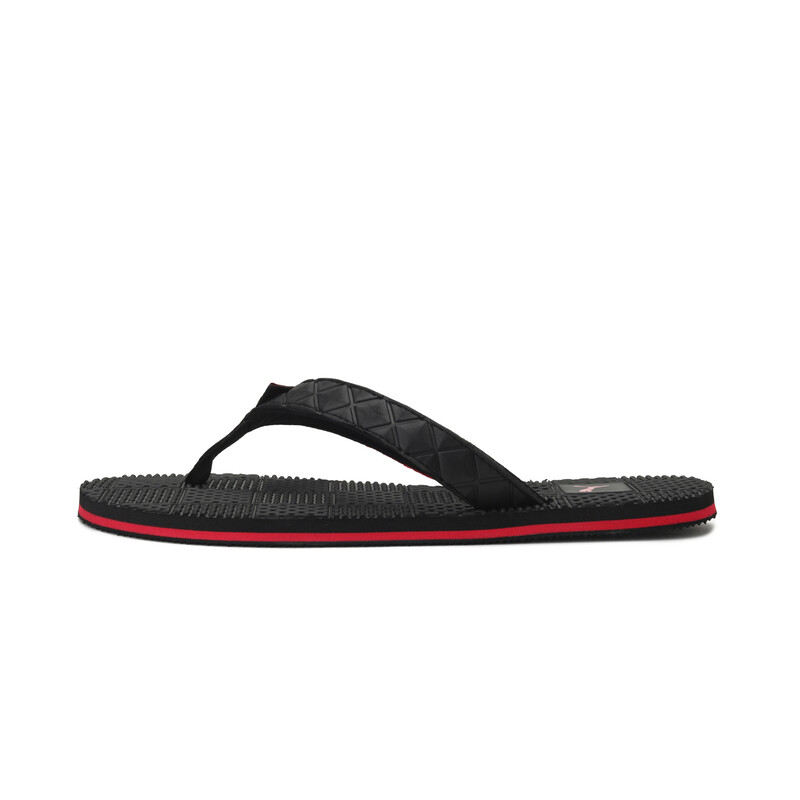 PUMA Brandon Unisex Flip Flops, Black/red