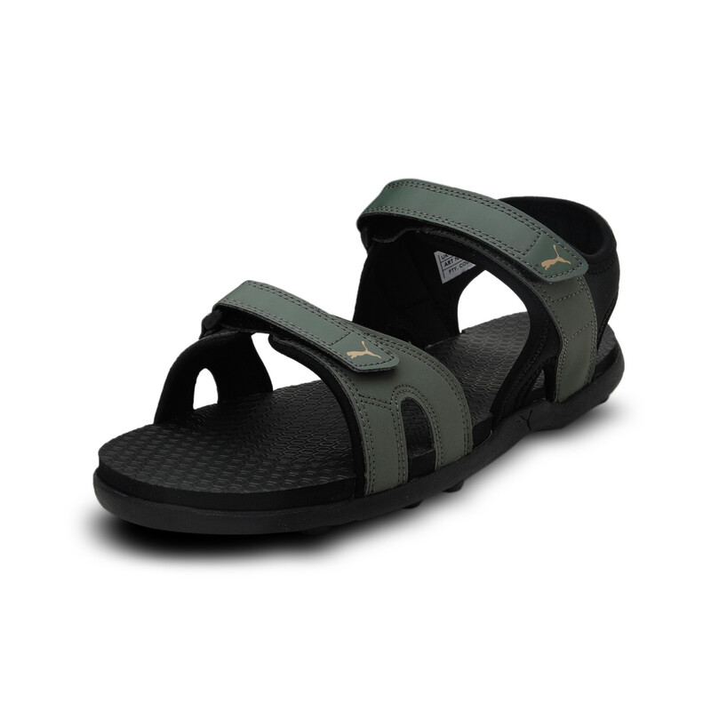 

Men's PUMA Ultimate Comfort Sandals, Black/gold