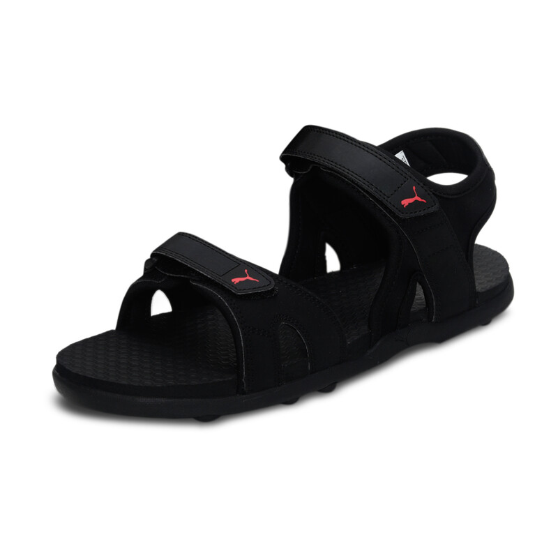

Men's PUMA Ultimate Comfort Sandals, Black/red