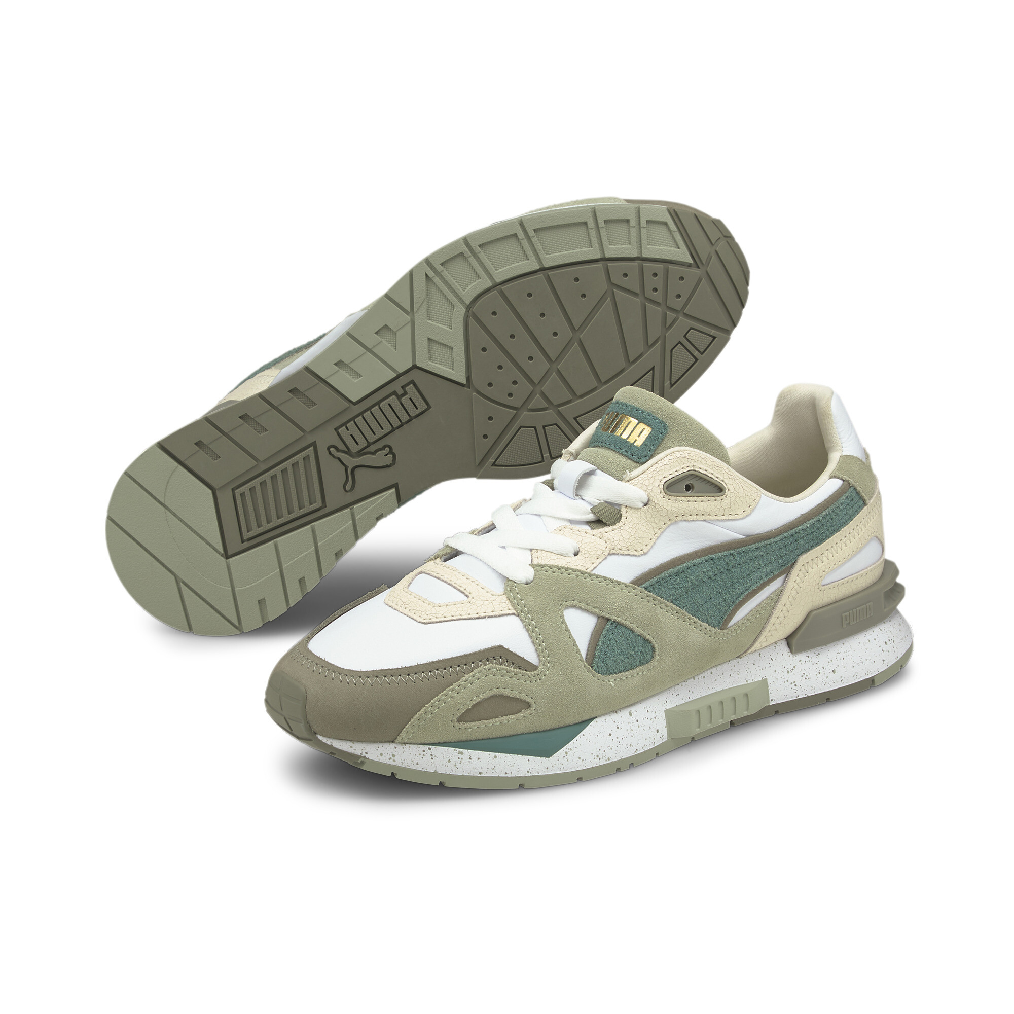 【プーマ公式通販】 プーマ ミラージュ モックス アースブレイク スニーカー ユニセックス ユニセックス Puma White-Desert Sage ｜PUMA.com