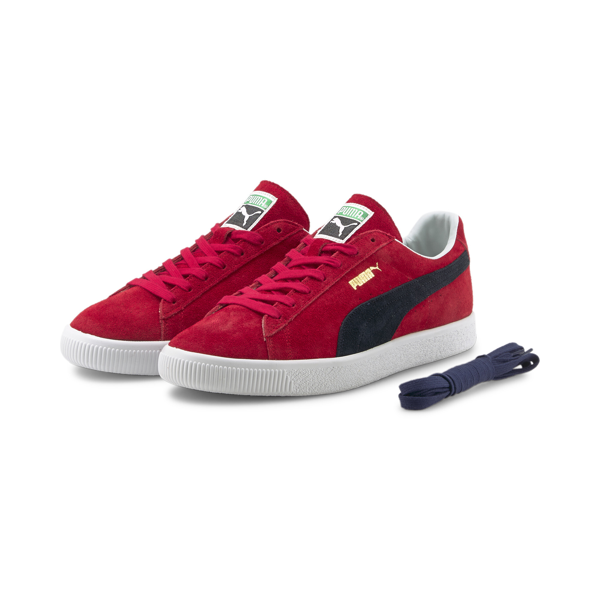 【プーマ公式通販】 プーマ スウェード ビンテージ MIJ レトロ スニーカー ユニセックス ユニセックス High Risk Red-Puma New Navy ｜PUMA.com