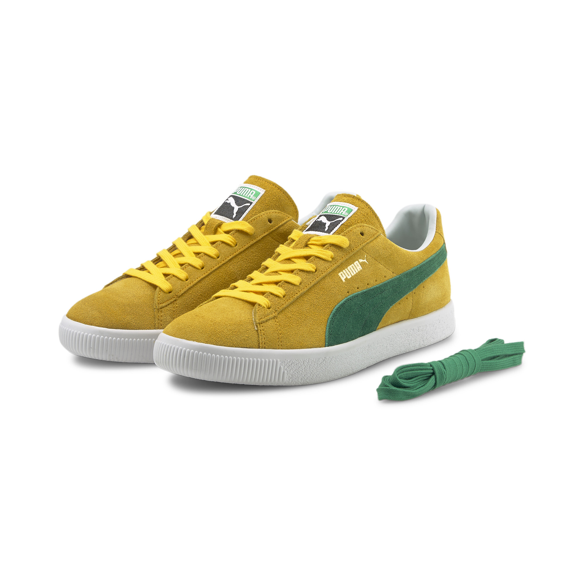 【プーマ公式通販】 プーマ スウェード ビンテージ MIJ レトロ スニーカー ユニセックス ユニセックス Spectra Yellow-Amazon Green ｜PUMA.com