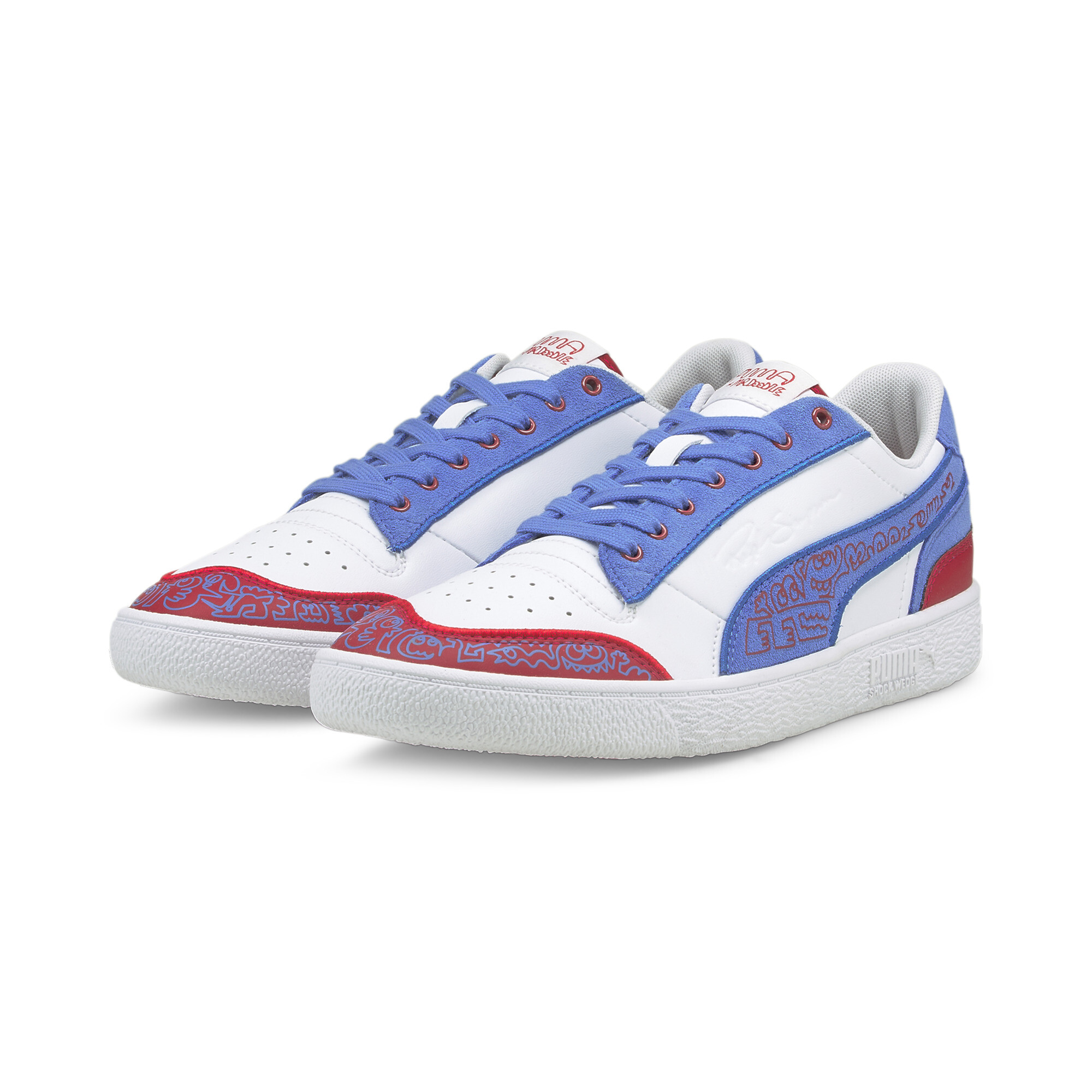 【プーマ公式通販】 プーマ PUMA x MR DOODLE ラルフ サンプソン ユニセックス スニーカー ユニセックス Puma White-Ultramarine ｜PUMA.com