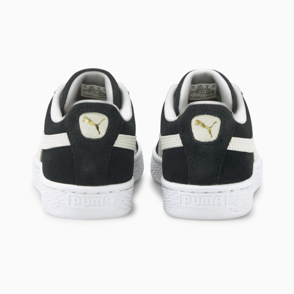 Suede Classic XXI Youth Trainers, Puma Black-Puma White, large-ZAF