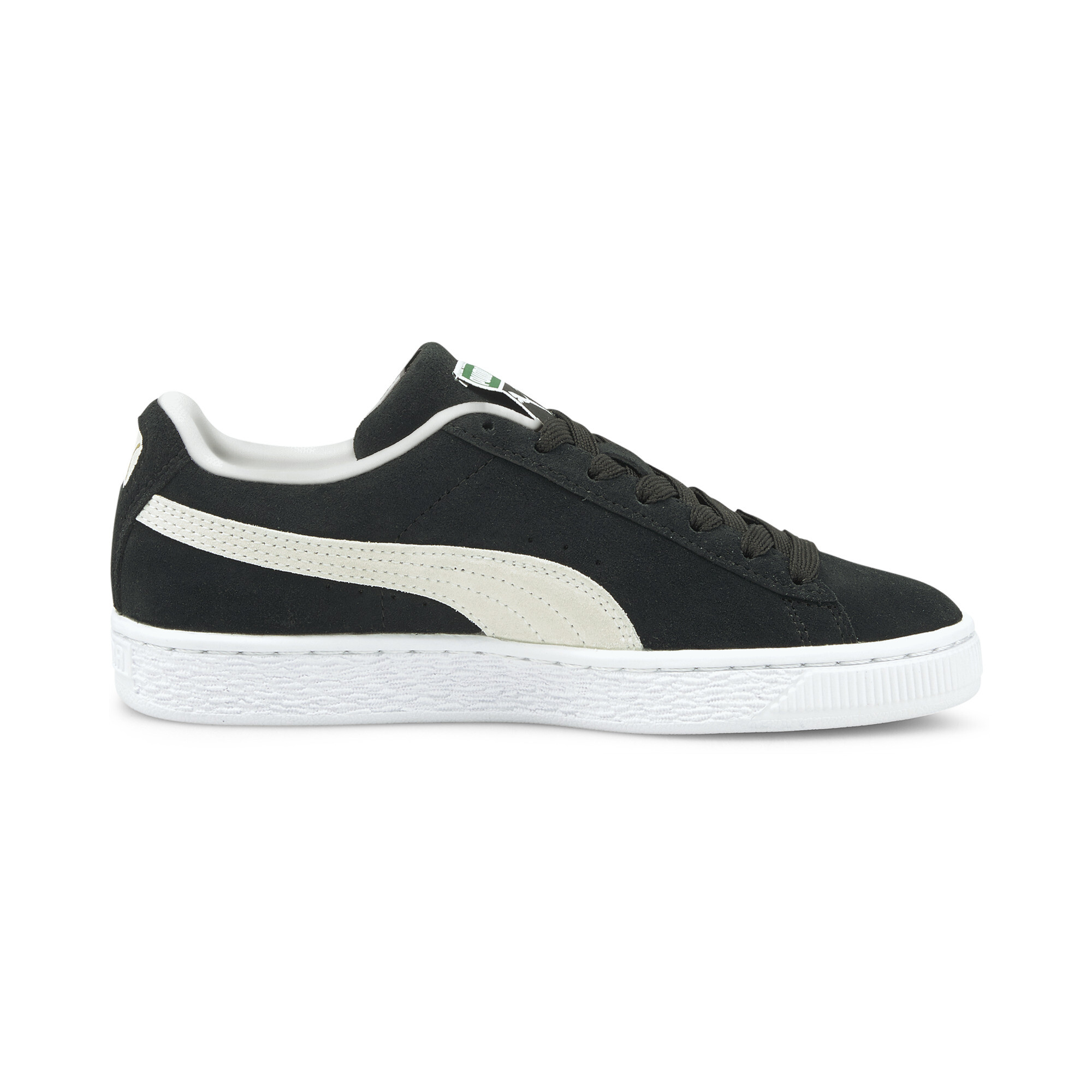 PUMA Suede Classic XXI Youth Trainers Shoes In Black, Size EU 38