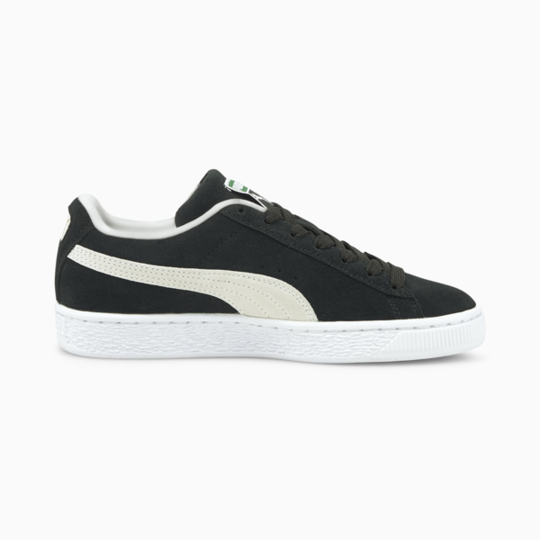 Suede Classic XXI Youth Trainers, Puma Black-Puma White, large-ZAF