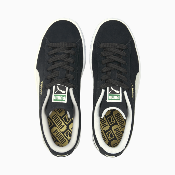 Suede Classic XXI Youth Trainers, Puma Black-Puma White, large-ZAF