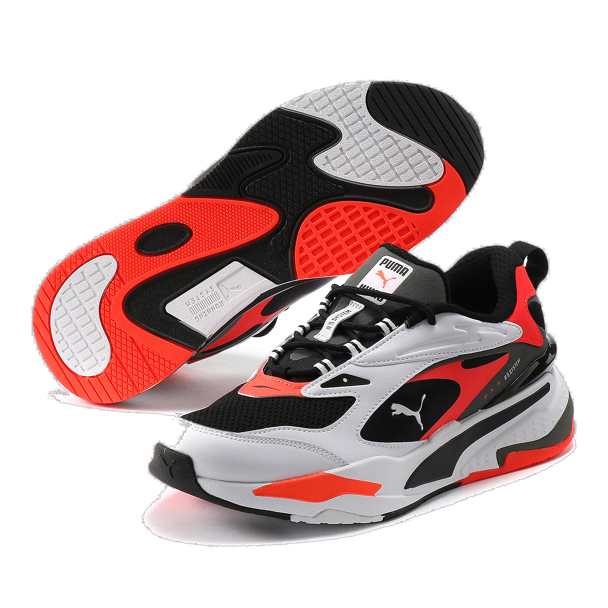 【プーマ公式通販】 プーマ RS-FAST ユニセックス スニーカー ユニセックス Puma Black-Puma White-Red Blast ｜PUMA.com