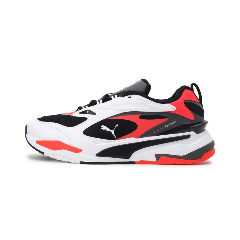 PUMA RS-Fast Unisex Sneakers, White/black/red