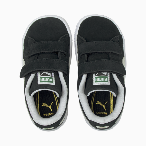Suede Classic XXI Babies' Trainers, Puma Black-Puma White, large-ZAF