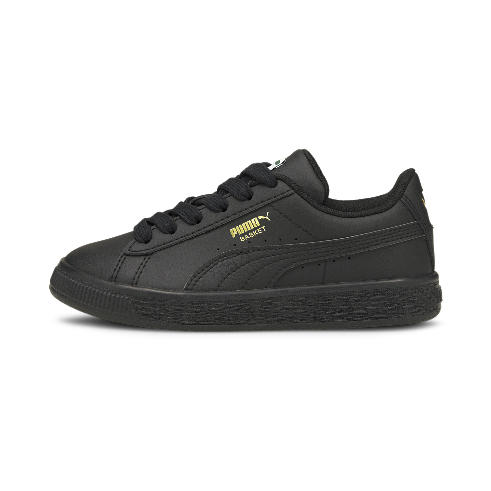 Puma Basket Classic XXI Sneakers Kinder Schuhe | Mit Plain | Black | Größe: 35