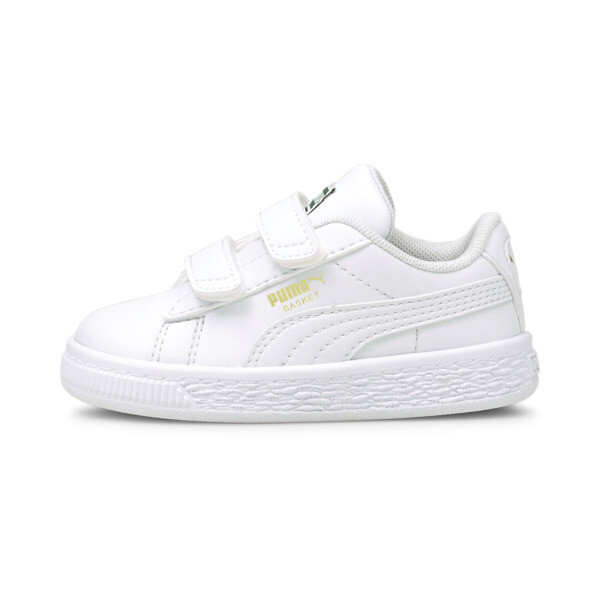 Puma Babies' Basket Classic Xxi Toddler Shoes In White- White