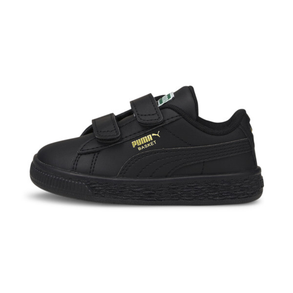 Puma Babies' Basket Classic Xxi Toddler Shoes In Black- Black