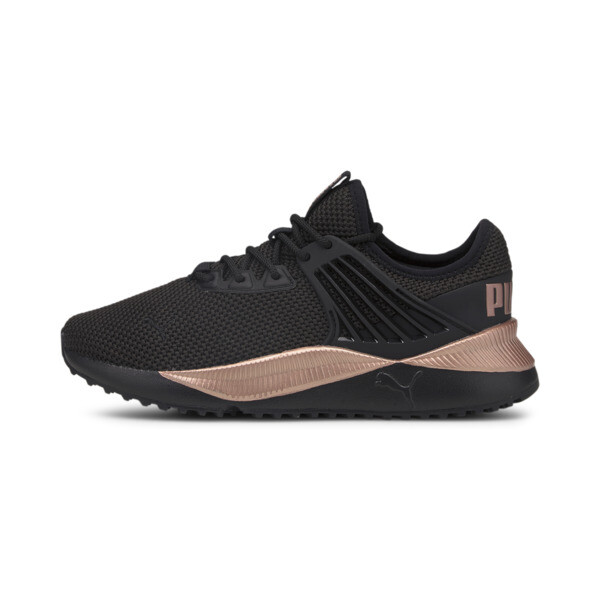 Shop Puma Pacer Future Lux Women's Sneakers In Black-rose Gold